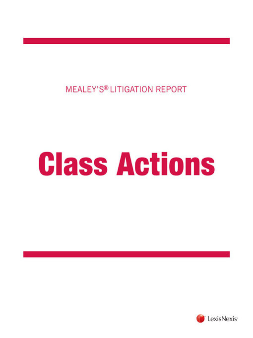 Title details for Mealey's Litigation Report by Bajeerah LaCava - Wait list